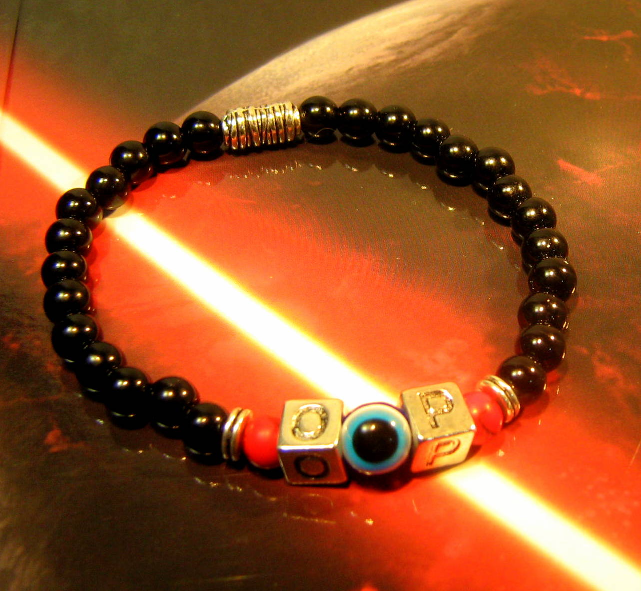 Men/ Woman Evil Eye stone Personalized BRACELET for Protection White shell Onyx Turquoise Lava hematite Handmade bracelet men gift