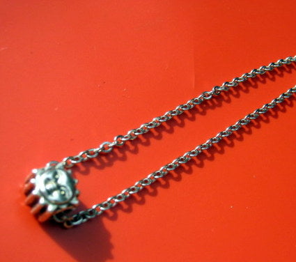 Men SUNSHINE pendant protection Necklace, chain stainless steel, Handmade necklace Men Gift