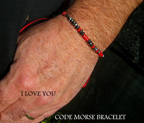 Men/women Bracelet, Onyx Hematite, Coco wood & RED CORAL, vegan CORD, Healing protection stone Men handmade slim bracelet Men gift