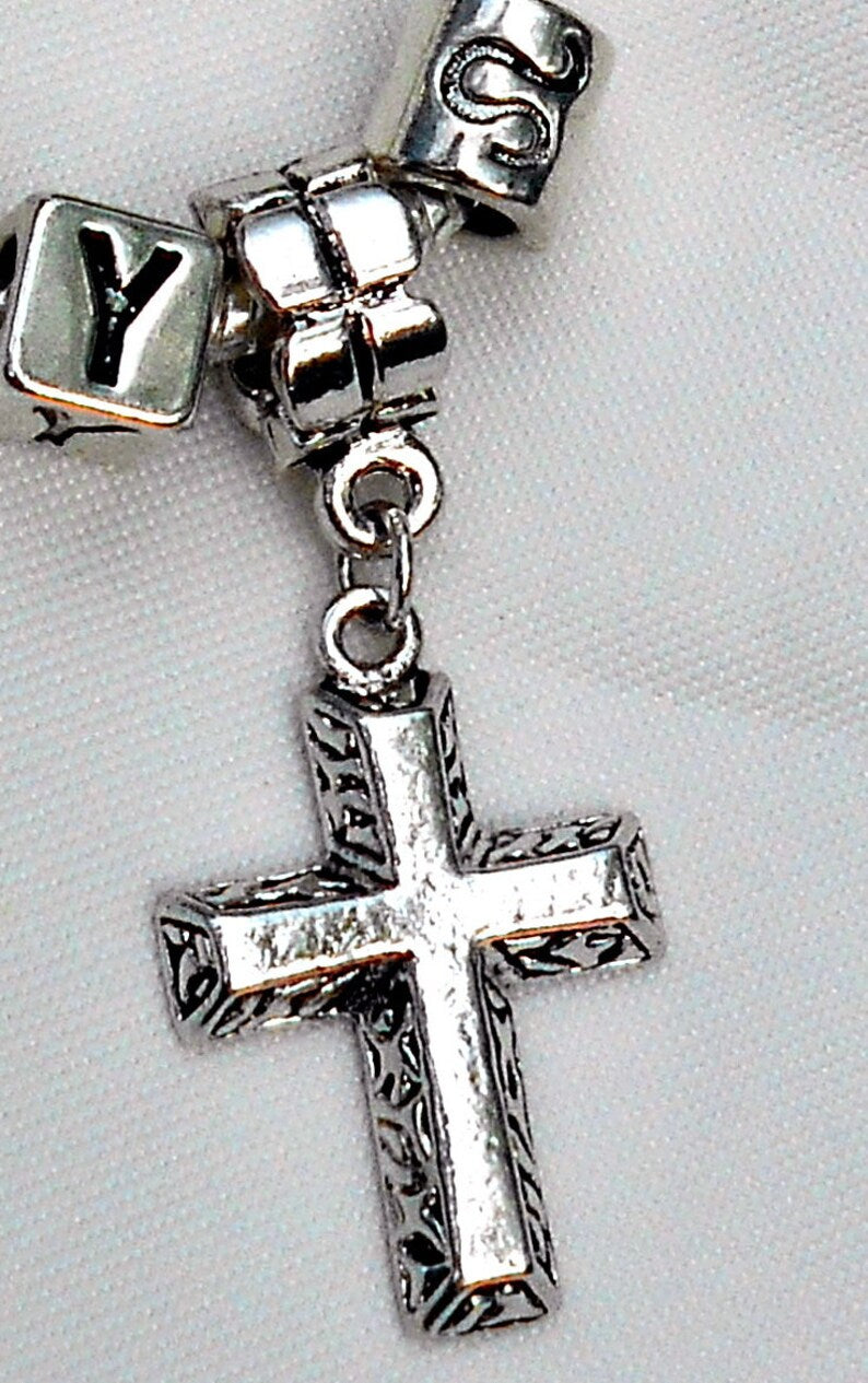 Men tibetan silver CROSS Pendant custom Necklace Leather. Religious protection CROSS pendant, handmade necklace Men Gift