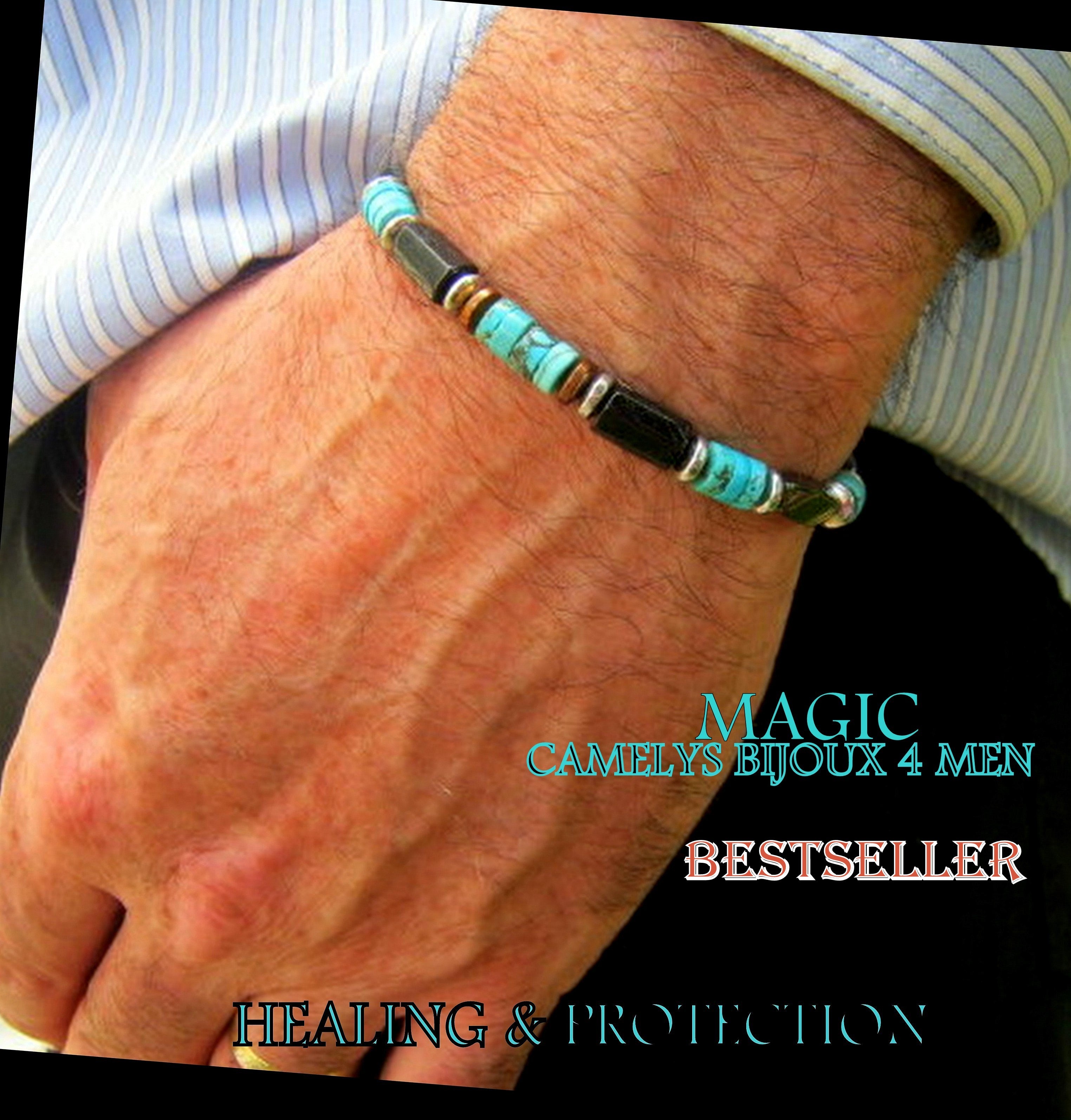 Raw Pyrite and Lava Bracelet for Man. Rough Gemstone Bracelet. Mens Black  Beads Bracelet. Strech Bracelet for Man. Gifts for Him. Raw Stones - Etsy