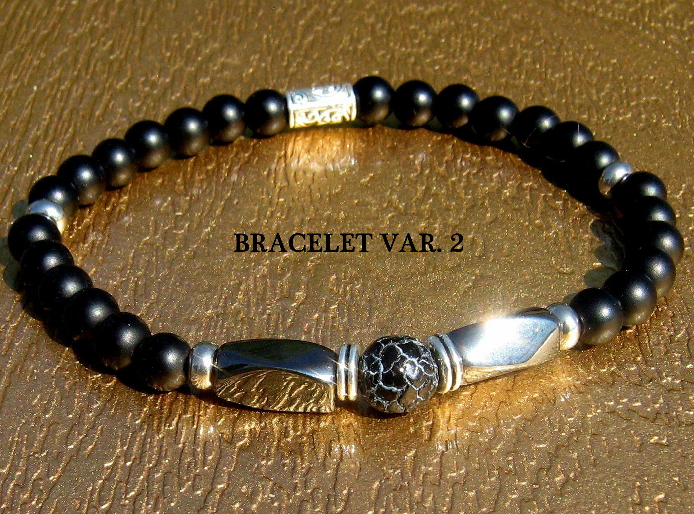 Men Black Hematite Onyx Turquoise stone Bracelet skull, Healing stone, handmade bracelet men gift