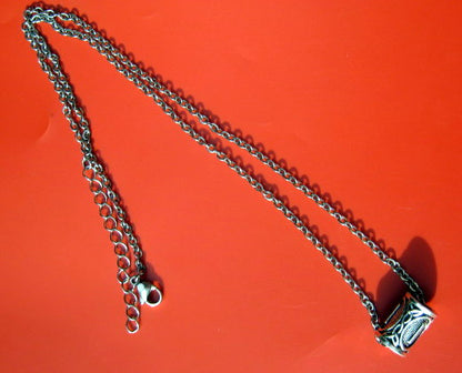 Men viking RUNE pendant protection Necklace, chain stainless steel, Handmade necklace Men Gift