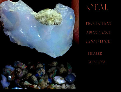Men Opal Beaded NECKLACE Moonstone Hematite. Protection & Healing stone Handmade necklace men gift